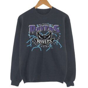 Vintage Baltimore Ravens 1996 Lightning Rare Jackson Sweatshirt, Football Shirt